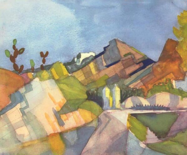 Rocky Landscape - August Macke