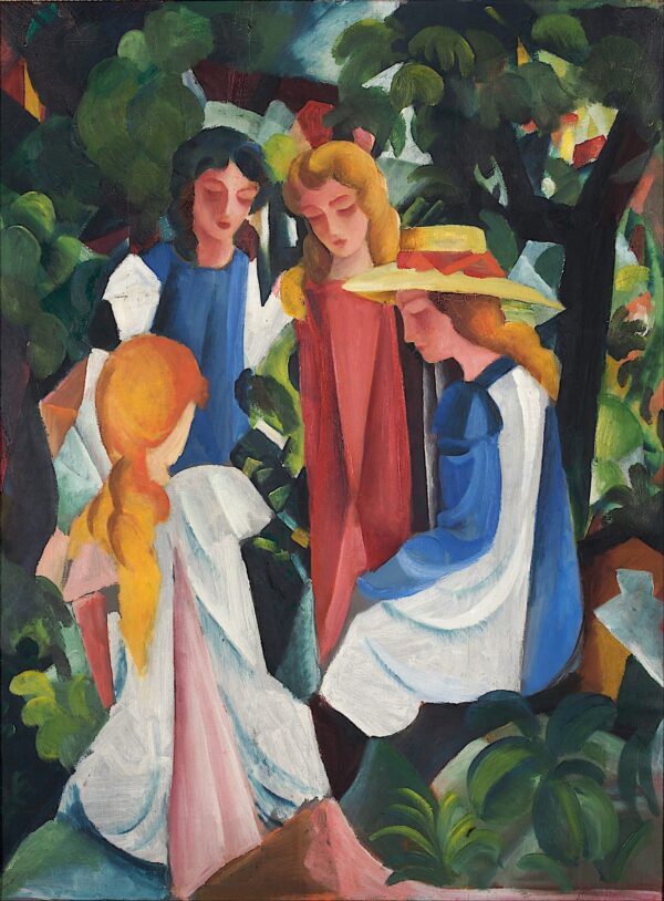 Four Young Girls - August Macke