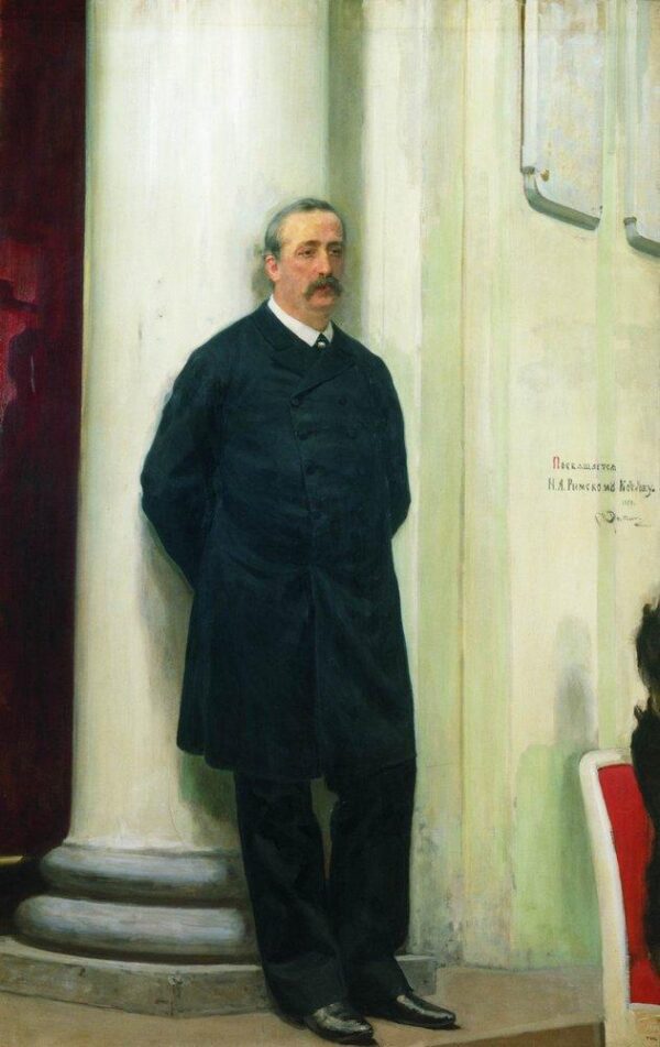 Portrait of the composer and chemist Aleksander - Ilya Repin