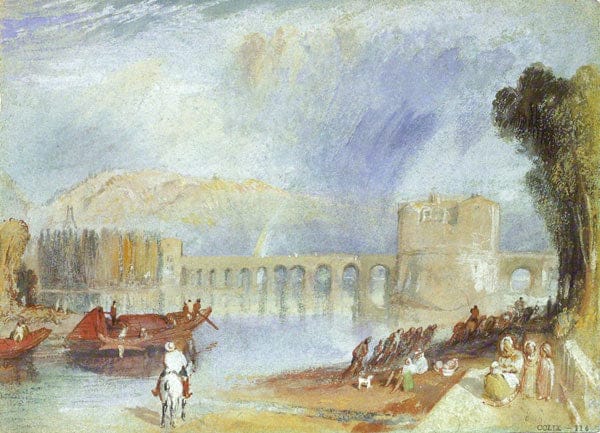 Bridge of Meulan - William Turner