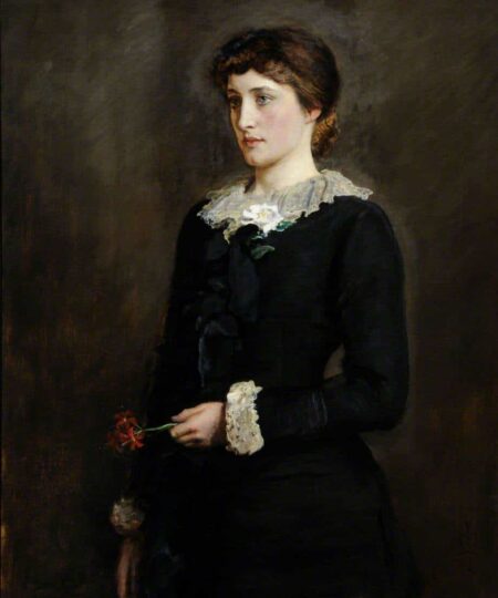 A Lily of Jersey - John Everett Millais