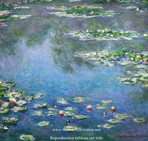 Water Lilies - Famous Painting by Claude Monet