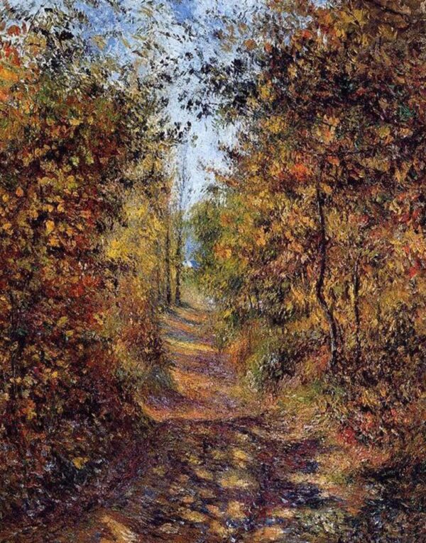 A Path in the Woods, Pontoise - Camille Pissarro