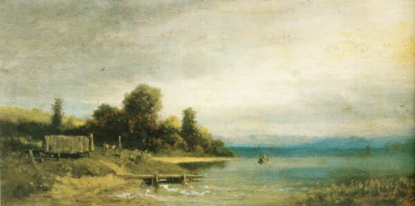 Landscape on the Ammersee - Carl Spitzweg