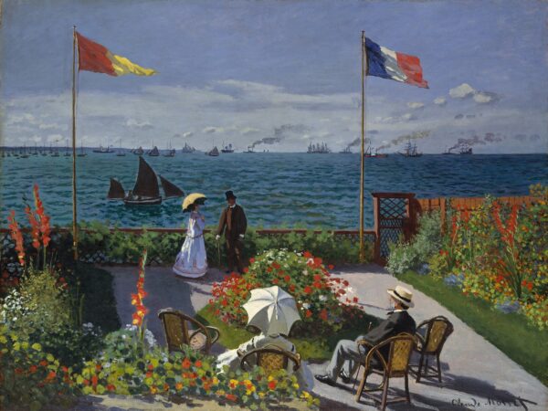 Terrace at Sainte-Adresse - Claude Monet