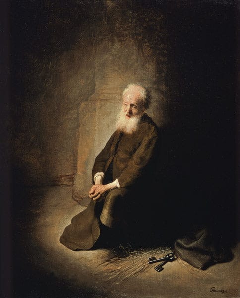 Saint Peter in Prison - Rembrandt van Rijn