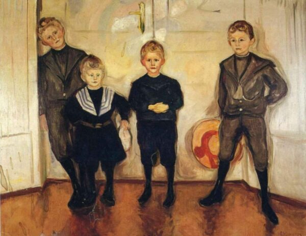 The Sons of Dr. Linde - Edvard Munch