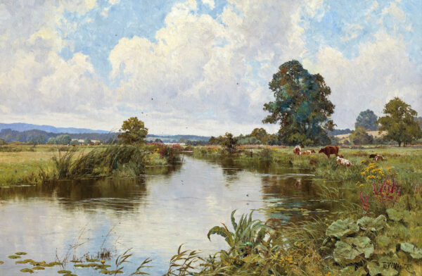 The Rother at Fittleworth - Edward Wilkins Waite