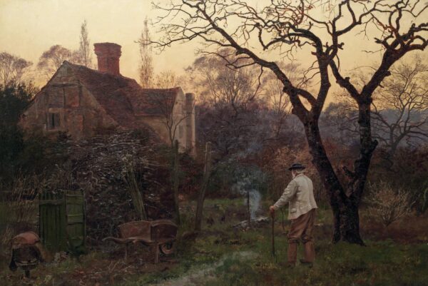 Evening, Brockham - Edward Wilkins Waite