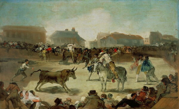 A Village Bullfight - Francisco de Goya