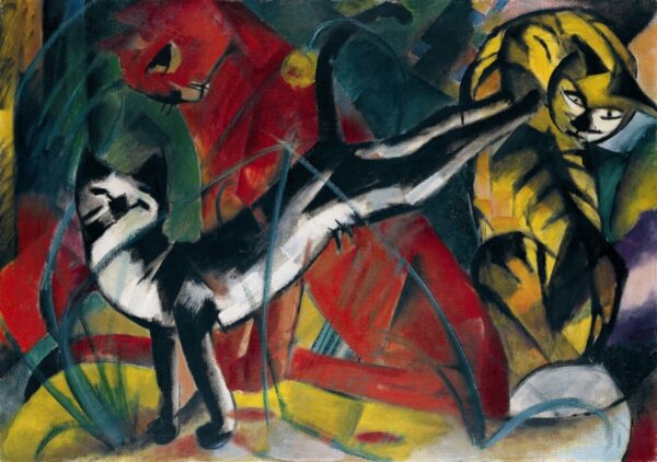 Three Cats - Franz Marc