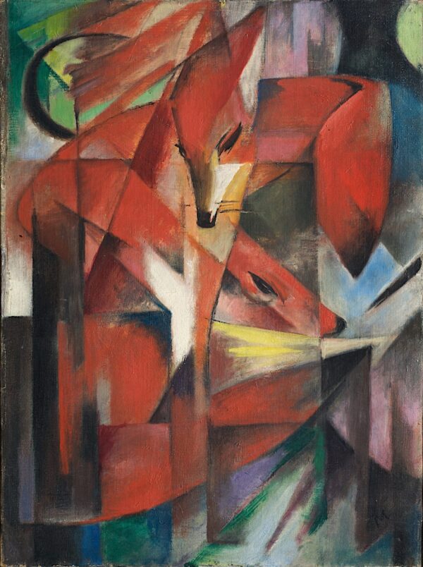 The Foxes - Franz Marc