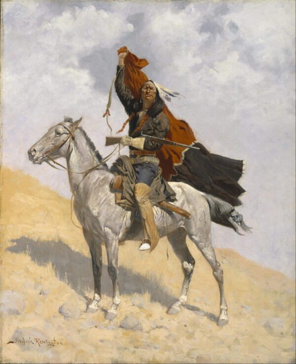 The Signal of the Cover - Frederic Remington