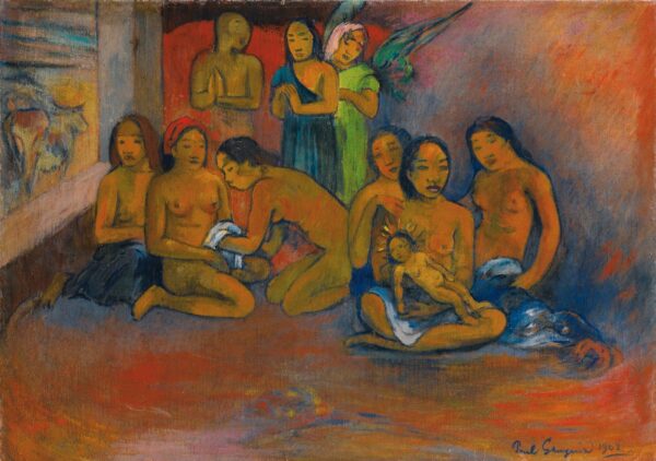 Nativity - Paul Gauguin Oil Painting Reproduction for Sale