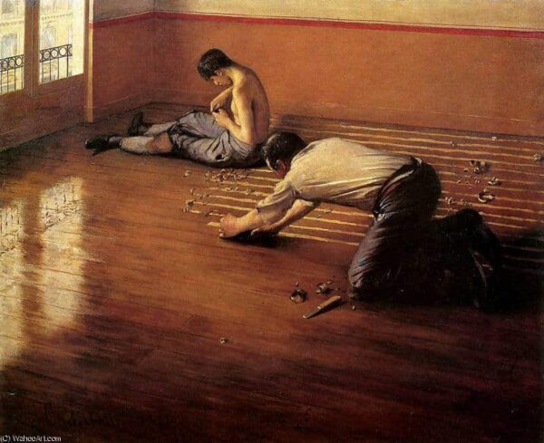 The Floor Scrapers by Caillebotte