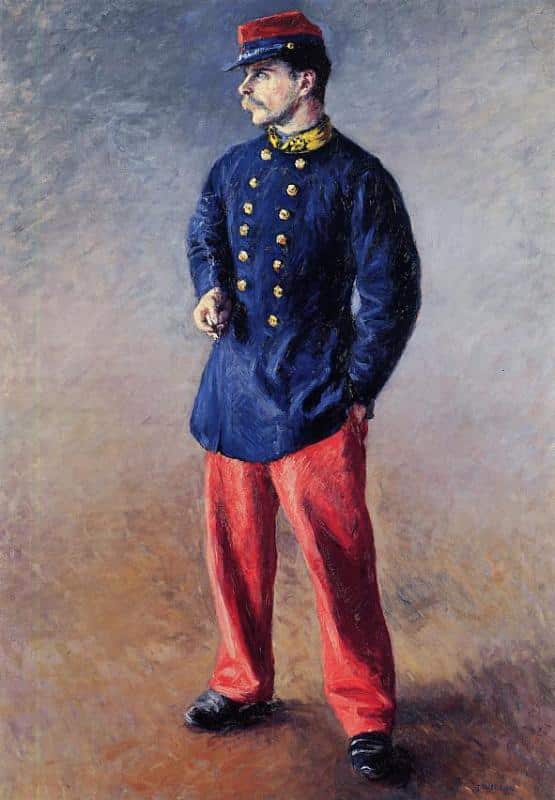 A Soldier - Caillebotte