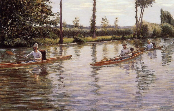 Rowboats on the Yerres - Caillebotte