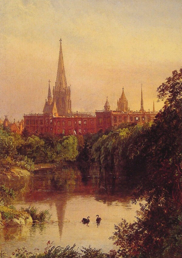 A View in Central Park - Jasper Francis Cropsey