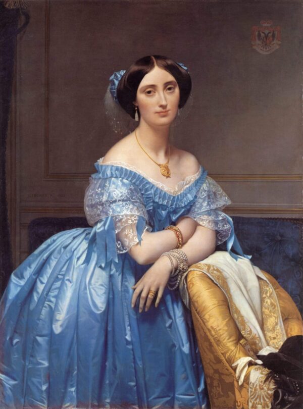 Portrait of Princess Albert de Broglie - Jean-Auguste-Dominique Ingres