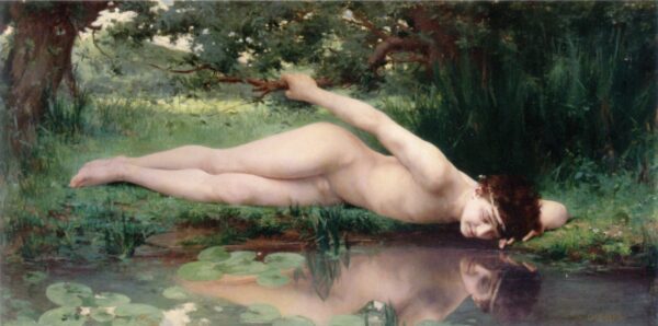 Narcisse, 1890 – Jules-Cyrille Cavé Oil Painting Reproduction