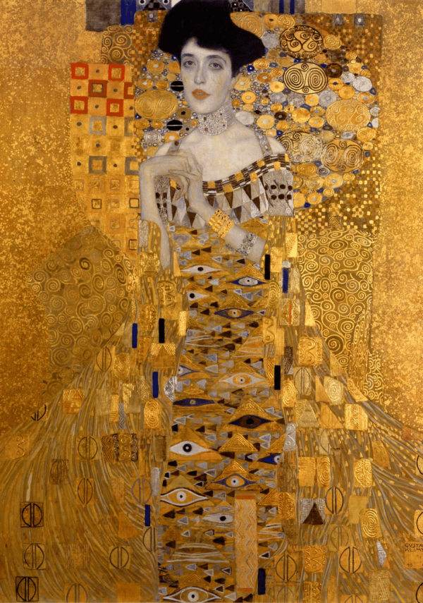 Portrait of Adele Bloch-Bauer I (Portrait Version) - Gustav Klimt