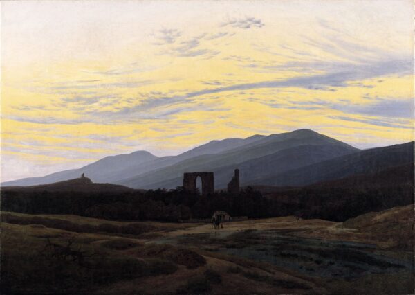 Ruins of Eldena in the Giant Mountains - Caspar David Friedrich