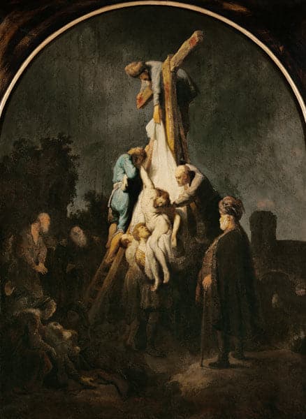 Crucifixion of Christ - Rembrandt van Rijn Oil Painting Reproduction