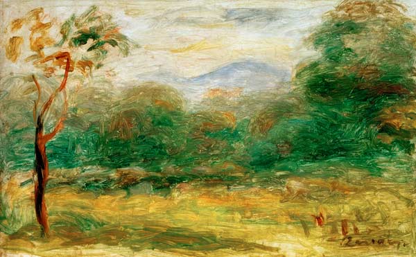 Landscape in the South of France - Pierre-Auguste Renoir