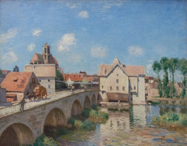 The Bridge at Moret - Alfred Sisley