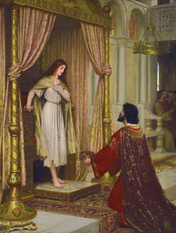 The King and the Beggar - Edmund Leighton