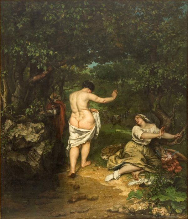 The Bathers - Gustave Courbet