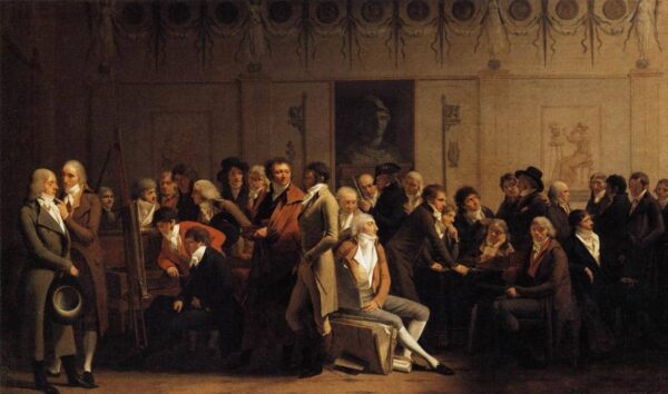 The Artists in Isabey's Studio - Louis Boilly