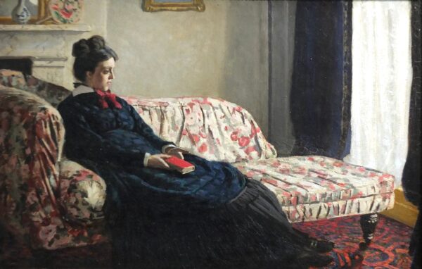 Madame Monet on the Sofa - Claude Monet Oil Painting Reproduction