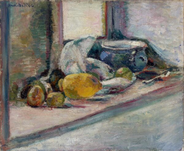 Blue Pot and Lemon - Matisse