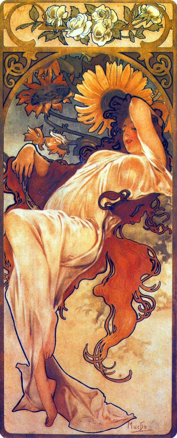 The Seasons: Summer - Mucha