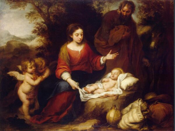 The Rest on the Flight into Egypt - Bartolomé Esteban Murillo