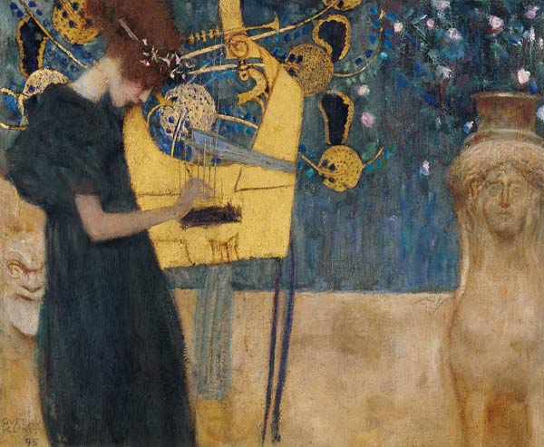 Music - Gustav Klimt Oil Painting Reproduction