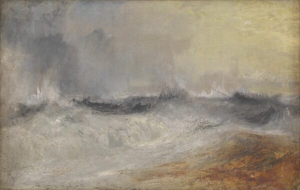 Breaking Waves Against the Wind - William Turner Oil Painting Reproduction