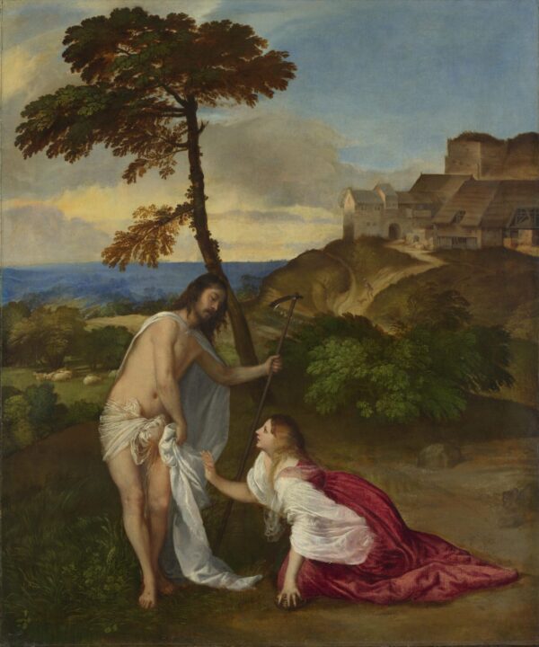 Noli me tangere – Titien" Oil Painting Reproduction: High-Quality Artwork for Sale