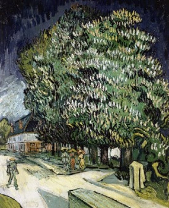 Blooming Chestnut Trees – Van Gogh Oil Painting Reproduction