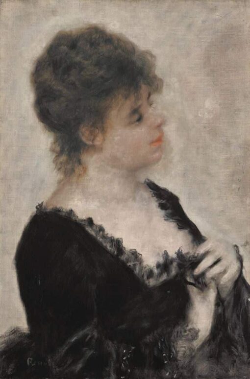 Portrait of a Young Woman - Pierre-Auguste Renoir