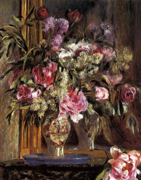 Flower Vase 1871 - Pierre-Auguste Renoir