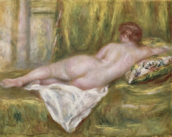 Reclining Nude Seen from the Back - Pierre-Auguste Renoir