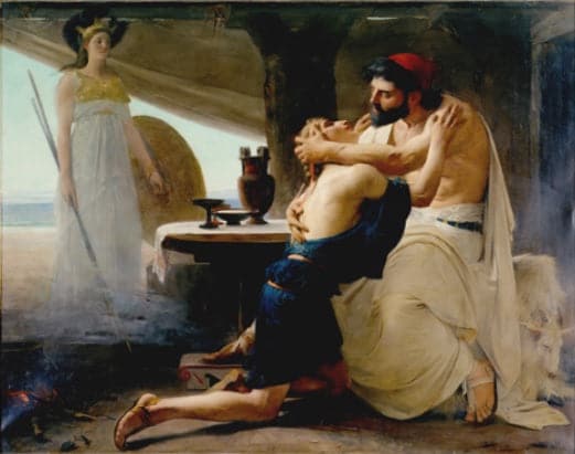 Ulysses and Telemachus, 1880, Castellane, Town Hall - Lionel Royer