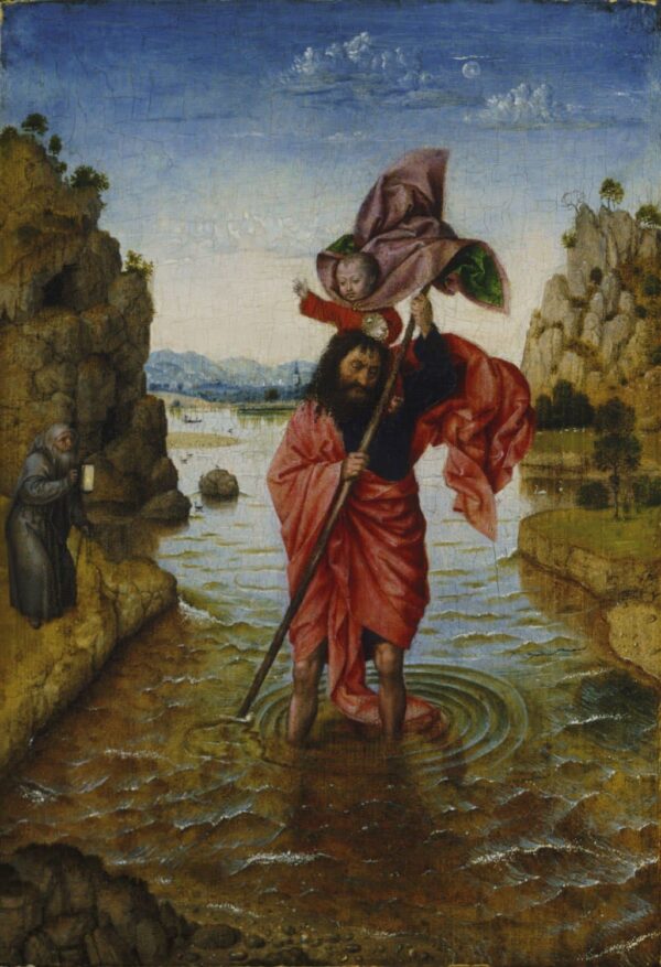 Saint Christopher - Jan Van Eyck