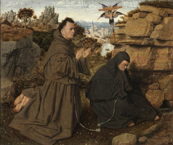 Saint Francis receiving the stigmata - Jan Van Eyck