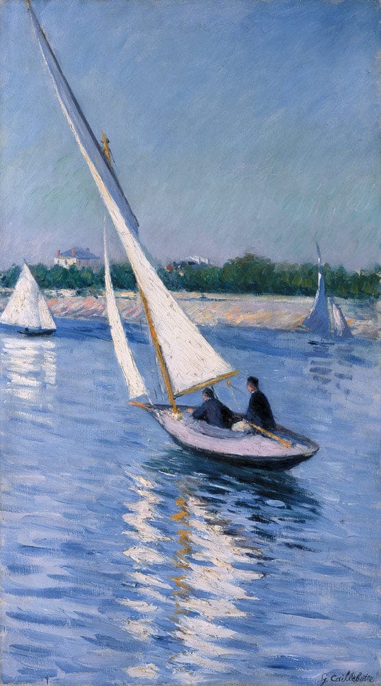 Sailboats on the Seine at Argenteuil, 1893 - Caillebotte