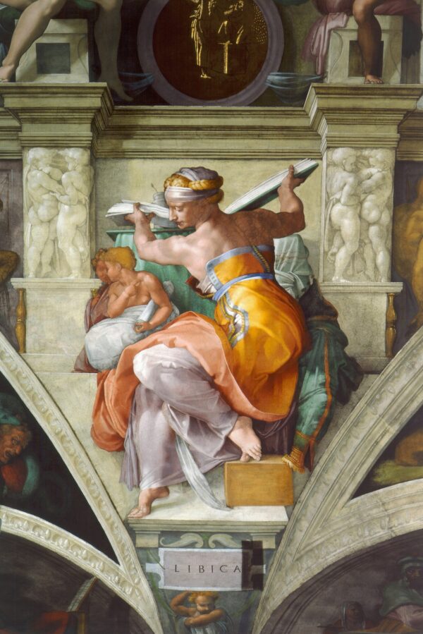 Ceiling of the Sistine Chapel: Libyan Sibyl - Michelangelo