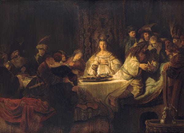 Samson at the Wedding Feast - Rembrandt van Rijn