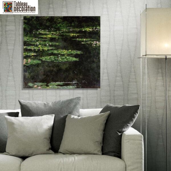 Black Water Lilies - Monet painting - Image 5